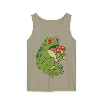 Trippy Frog & Mushroom – Unisex Chill Tank Top
