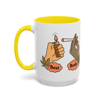Best Buds Accent Mug – Light Up the Morning