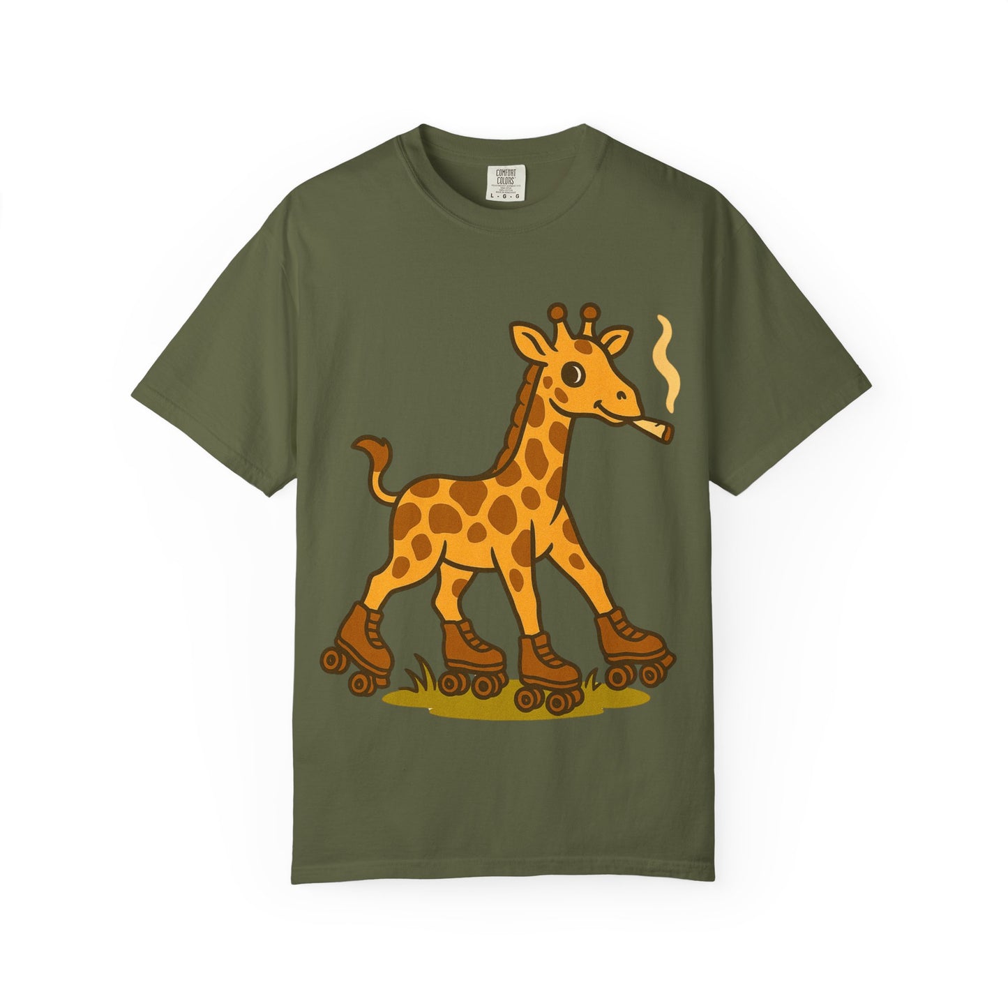 High Rollin' Giraffe T-Shirt – Retro Style