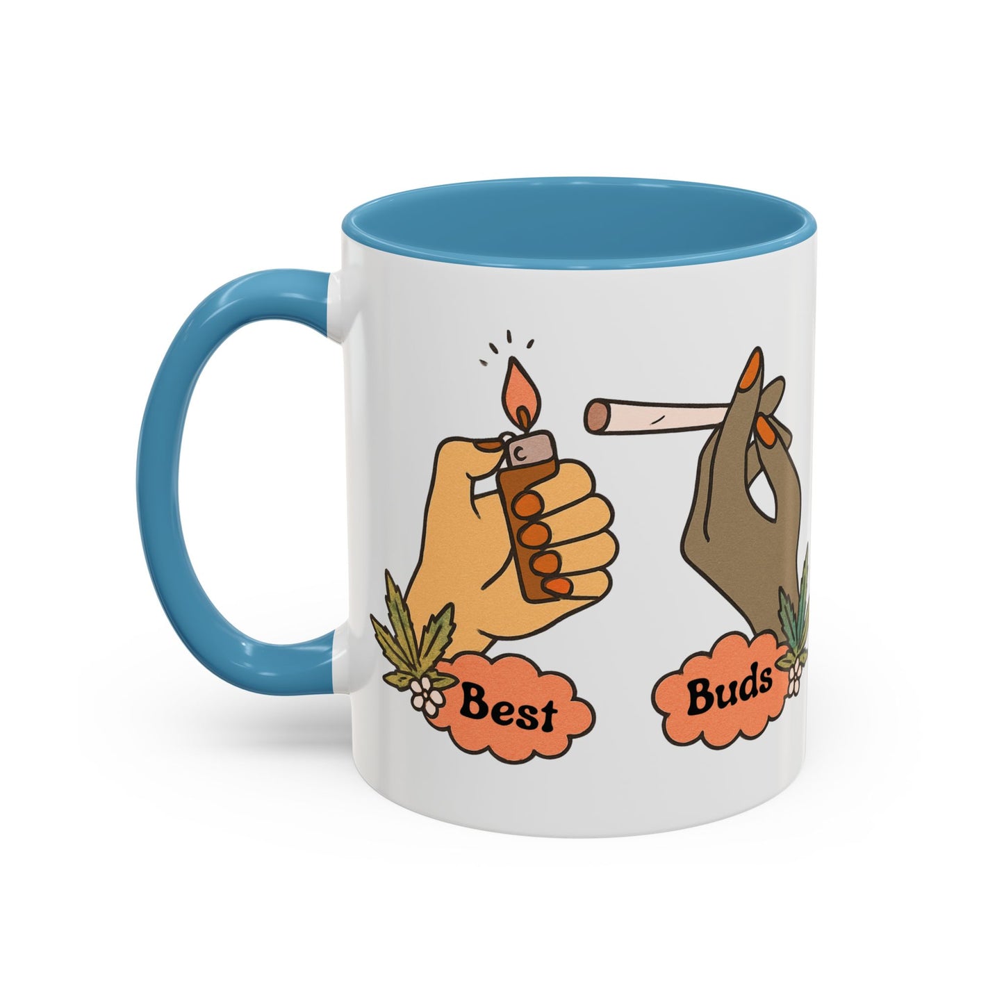 Best Buds Accent Mug – Light Up the Morning