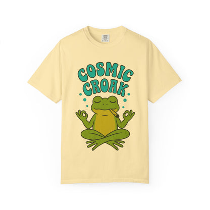 Cosmic Croak – Meditating Frog T-Shirt