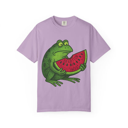 “Taxation Is Theft” Frog Tee – Watermelon Woes