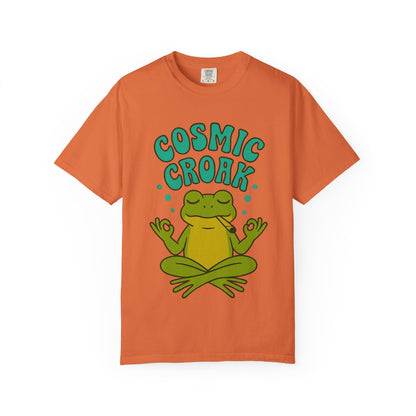 Cosmic Croak – Meditating Frog T-Shirt