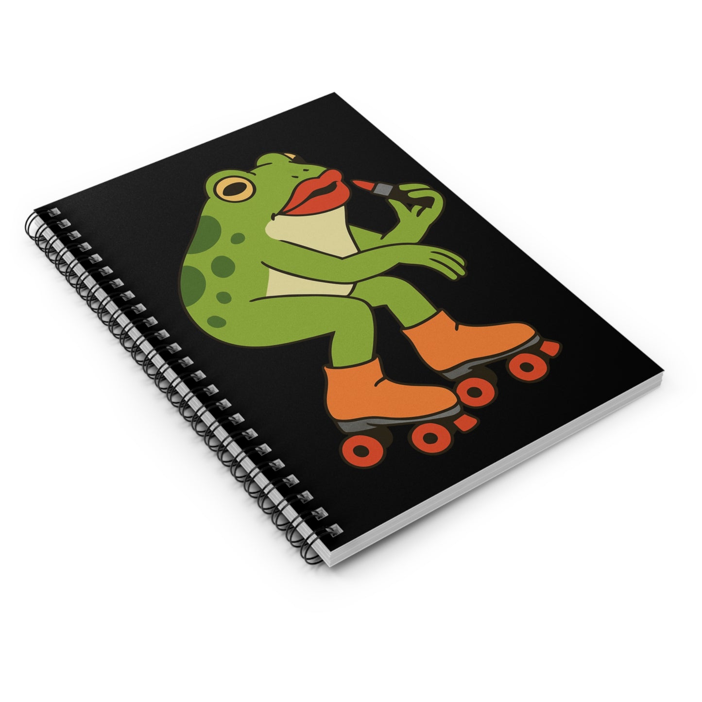 Rolling Pretty Frog Spiral Journal