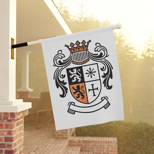 Custom Garden Heraldic Banner – Small Outdoor Flag Add-On