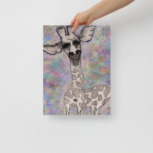 Rainbow Grey Giraffe