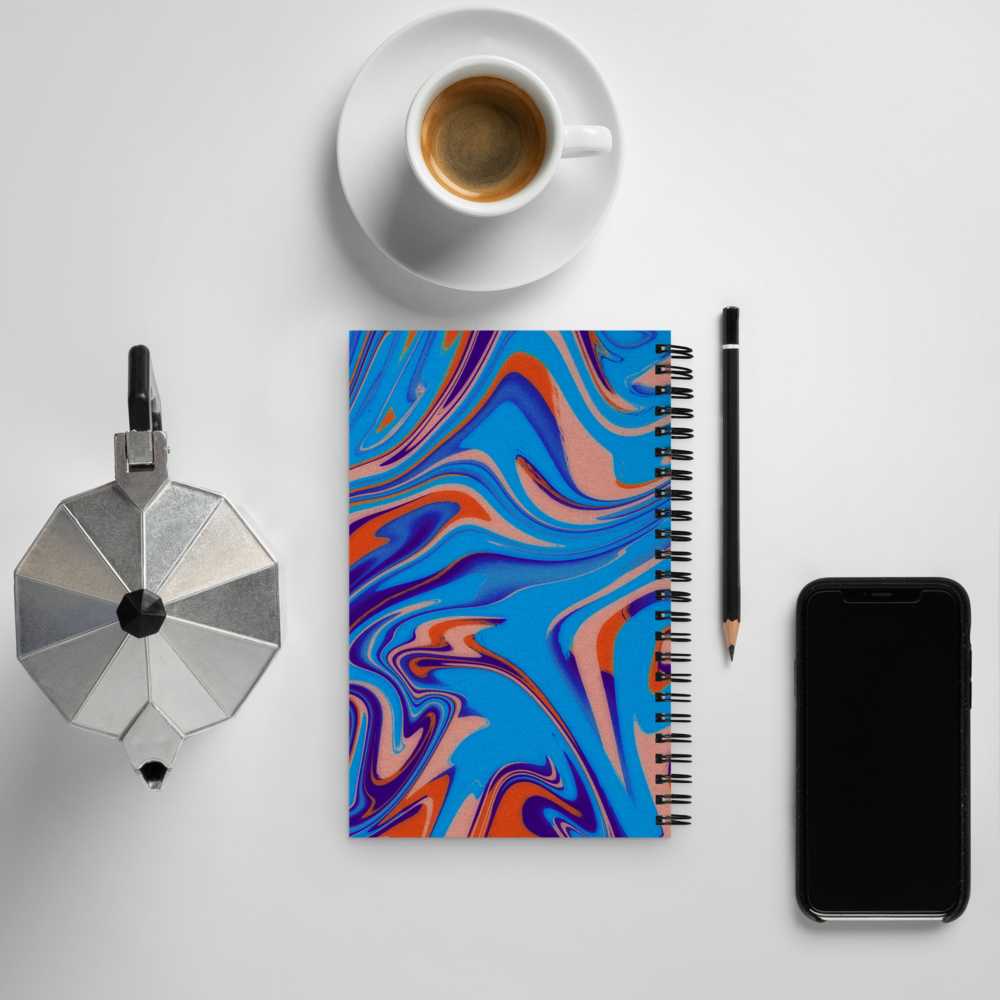 Capricorn Spiral Notebook – Psychedelic Star Sign Edition ♑✨