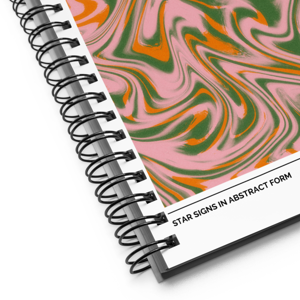 Taurus Spiral Notebook – Psychedelic Star Sign Edition ♉🌿