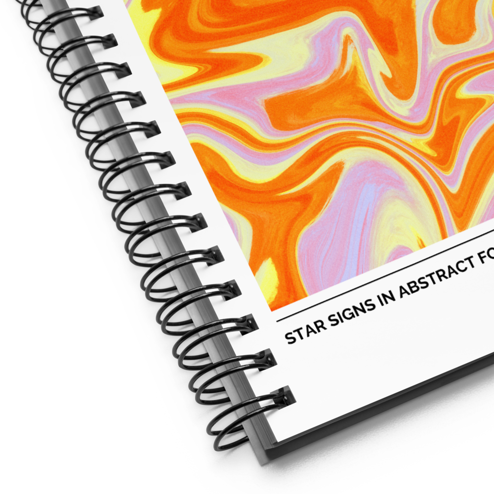 Sagittarius Spiral Notebook – Psychedelic Star Sign Edition ♐🔥